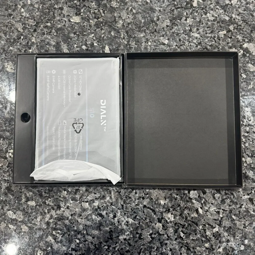 BRAND NEW - DIALN S10 Tablet 4G + WIFI - 64 GB & 4GB RAM - Unlocked- 10” Screen